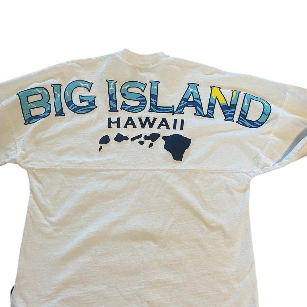 Spirit Jersey Big Island Hawaii Graphic Long Sleeve Tee, Size XS, EUC